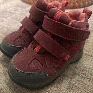 L.L. Bean Kids' Maroon and Pink Boots